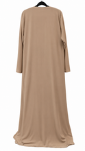 Load image into Gallery viewer, Chiffon abaya Beige /**عباية شيفون بيج**