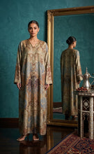 Load image into Gallery viewer, Vintage Paisley Silk Abaya | عباية حرير بطبعة بيزلي تراثية