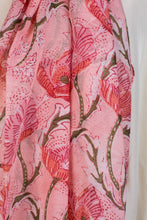 Load image into Gallery viewer, Pink floral scarf.
