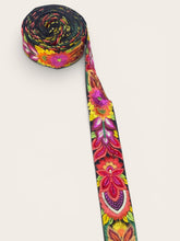 Load image into Gallery viewer, Colorful embroidered ribbon. Price per metre.
