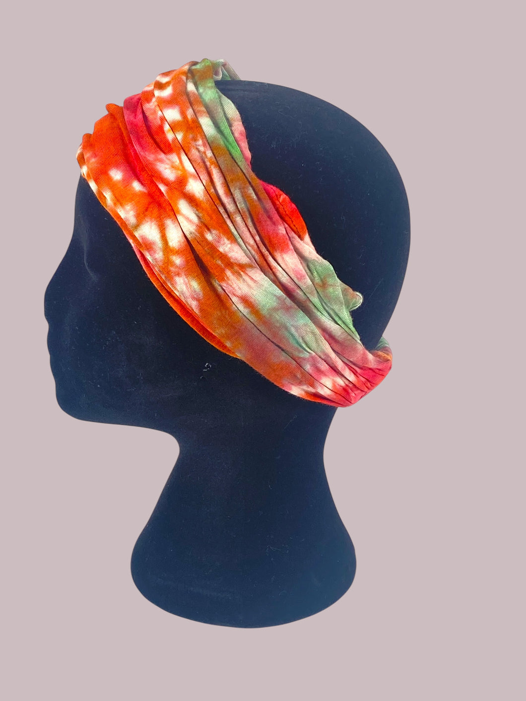 Tye and dye head band. 4