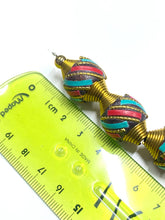 Load image into Gallery viewer, Hand made Nepali Beads. One strand 8 beads.
