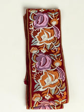 Load image into Gallery viewer, Fancy embroidered ribbon. Price per metre.
