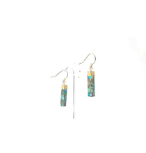 Load and play video in Gallery viewer, Turquoise earrings.
