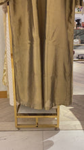 Load and play video in Gallery viewer, Dull gold pure silk organza abaya
