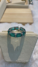 Load and play video in Gallery viewer, Zircon Silver Ring Size: US 7 1/3 ~ 15-55

